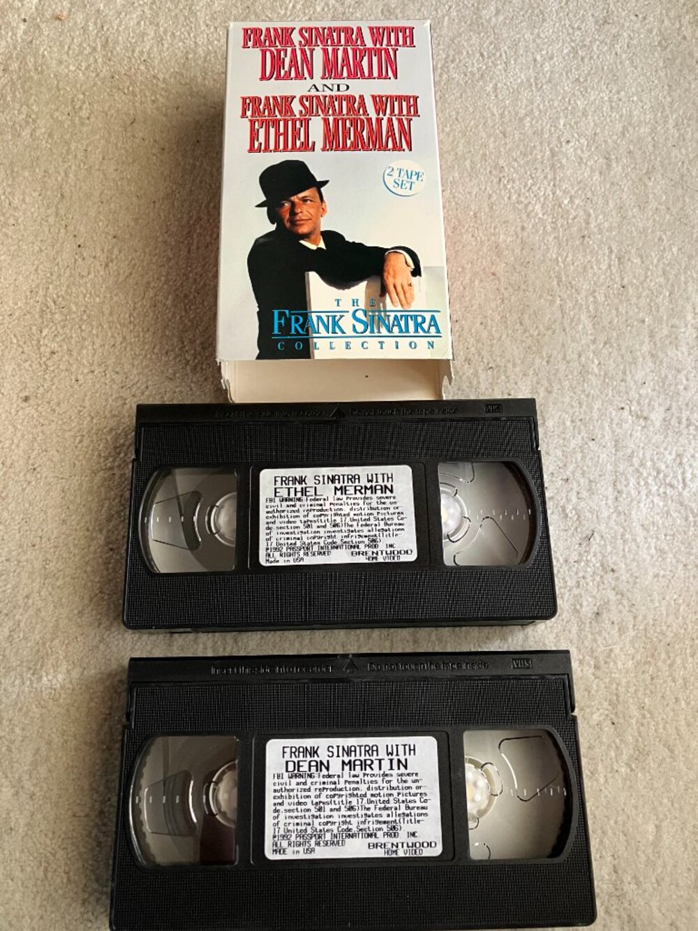 10/$20: Frank Sinatra Two-Tape VHS Set: Dean Martin and Ethel Merman